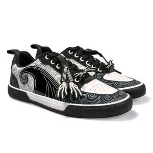 The Nightmare Before Christmas Low Top Sneaker Mens Size 8 Jack Skellington